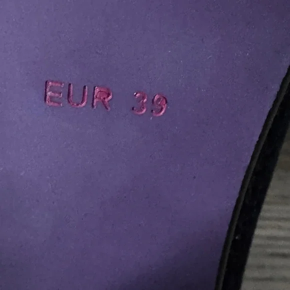 Poetic License “Take It Easy” Burgundy Heels size 8. Euro 39 - Picture 6 of 9